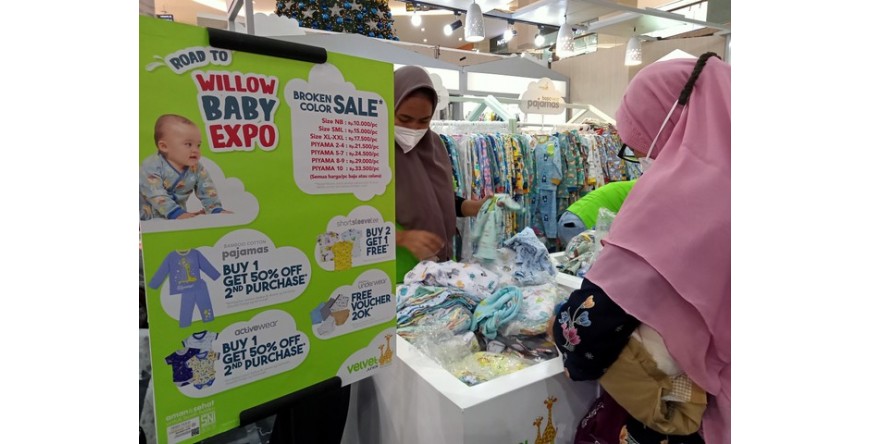 Meriah! Hari Pertama Road to Willow Baby Expo di Surabaya Ramai Pembeli